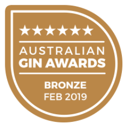 Bronze Medal February 2019 by the Australian Gin Awards